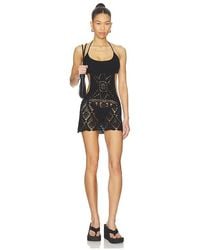 Frankie's Bikinis - X Jennie Gabriella Crochet Mini Dress - Lyst