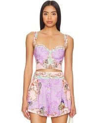 Agua Bendita - X Revolve Lupe Crop Top - Lyst