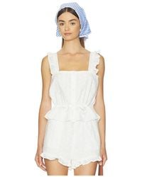 Blank NYC - Eyelet Tank Top - Lyst