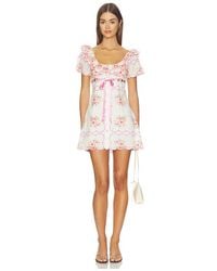 For Love & Lemons - Scarlett Mini Dress - Lyst