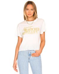 Wildfox Hitched & Famous Boy Tee - White
