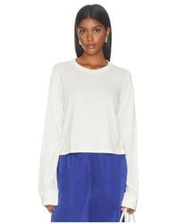 ÉTERNE - T-SHIRT AMPLE À MANCHES LONGUES EN COTON en Ivory - Lyst