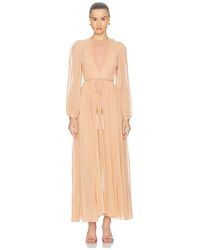 Zimmermann - Valiant Embroidered Bib Dress - Lyst