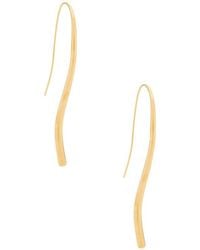 Heaven Mayhem - Pendientes Colgantes Lenora En Color Oro Metálico Talla - Lyst