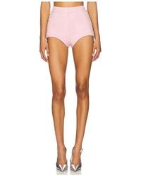 retroféte - Sabine Suede Short - Lyst