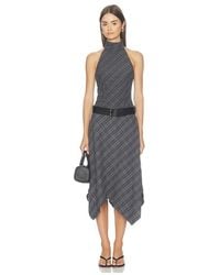 ALL THE WAYS - Noa High Neck Midi Dress - Lyst