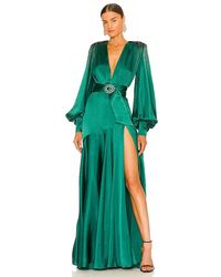 Bronx and Banco Carmen Gown - Green