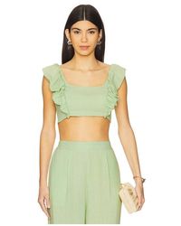Peixoto - Top Corto Jocelyn En Color Verde Talla (También En M, S, Xl, Xs) - Lyst