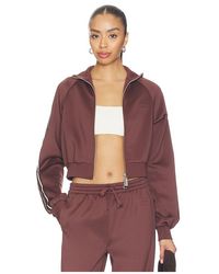 Ksubi - Chaqueta Cropped Zip Track En Color Chocolate Talla (También En Xs, S) - Lyst