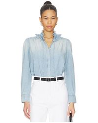 Citizens of Humanity - Calista Frill Collar Shirt - Lyst