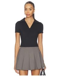 Gold Hinge - Preppy V-Neck Polo Top - Lyst
