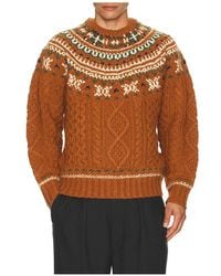Beams Plus - Jersey En Color Marrón Talla (También En S) - Lyst