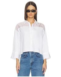 Rag & Bone - Elly Short Sleeve Shirt - Lyst