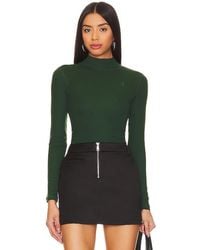 AllSaints - Rina Long Sleeve Roll Neck Tee - Lyst