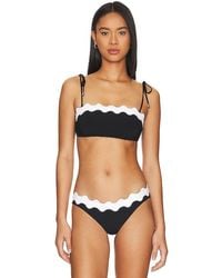 Seafolly - Ric Rac Bustier Bandeau Bikini Top - Lyst