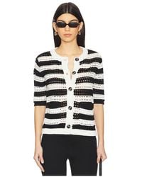 Sanctuary - Open Knit Sweater Jacket - Lyst
