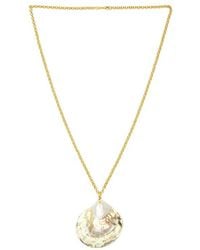 Anni Lu - COLLIER SHELL en Metallic Gold. - Lyst