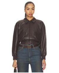 GOOD AMERICAN - The Better Than Leather Cropped Jacket - Lyst