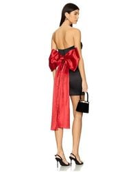 Bardot - Eleni Bow Back Satin Dress - Lyst