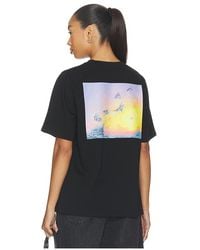 David Koma - Supergirl Print Short Sleeve T-Shirt - Lyst