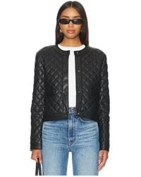 Steve Madden - Faux Leather Snap-Front Jacket - Lyst