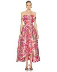 Elliatt - Floralie Strapless Gown - Lyst