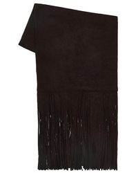 Herskind - ÉCHARPE EN LAINE DANIELLA en Brown. - Lyst