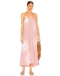 9seed Tulum Low Back Maxi Dress - Pink