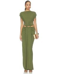 Nbd - Vestido Largo Nicolette En Color Verde Oliva Talla (También En L, S, Xl, Xs, Xxs) - Lyst