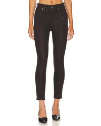 7 For All Mankind - KNÖCHELLANGE SKINNY-HOSE MIT HOHEM BUND - Lyst