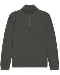 Faherty - Textured Knit Quarter Zip Sweater - Lyst