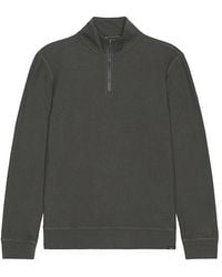 Faherty - Textured Knit Quarter Zip Sweater - Lyst