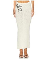 Asta Resort - Maxirock Aus Luftigem Strick - Lyst