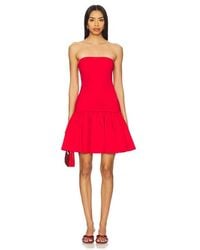 Alice + Olivia - Vestido Oriana En Color Rojo Talla En - Lyst