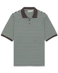 Rhythm - Stripe Short Sleeve Polo En Color Gris Talla (También En M, Xl/1X) - Lyst