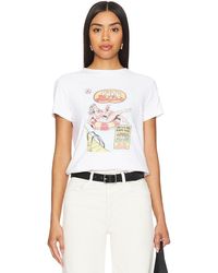 RE/DONE - KLASSISCHES T-SHIRT PURE BLISS CLASSIC TEE - Lyst