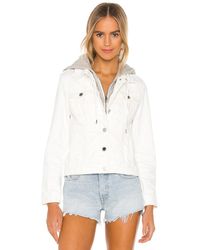 blanknyc peplum denim jacket