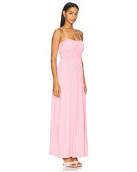dress maxi elegant Montsand PEACH LACE APPLIQÚE MAXI DRESS main image 1