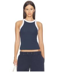 Hudson Jeans - Ribbed Racer Tank Top - Lyst
