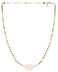 Ettika - Beaded Rose Nugget Necklace - Lyst
