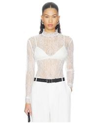NonChalant Label - Mary Lace Top - Lyst