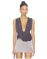 superdown - Brooks Drape Top - Lyst
