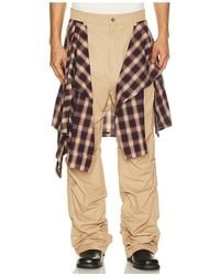 we11done - Shirt Wrapped Pants - Lyst