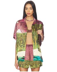 Donde Esteban - La Sierra Silk Shirt - Lyst