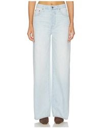 Pistola - Tate High Rise Bowed Wide Leg Jeans - Lyst