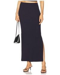 LNA - Lora Ribbed Skirt - Lyst