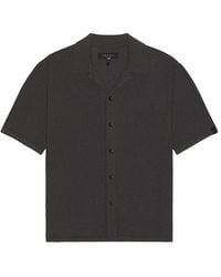 Rag & Bone - Zig-Zag Avery Short Sleeve Shirt - Lyst