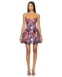 strapless open back dress Elliatt Claudia Party Dress - Fuchsia