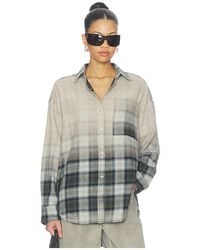 Free People - X We The Free Alexi Plaid Shirt - Lyst
