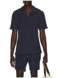 Frescobol Carioca - Faustino Terry Cotton Blend Polo Short Sleeve - Lyst